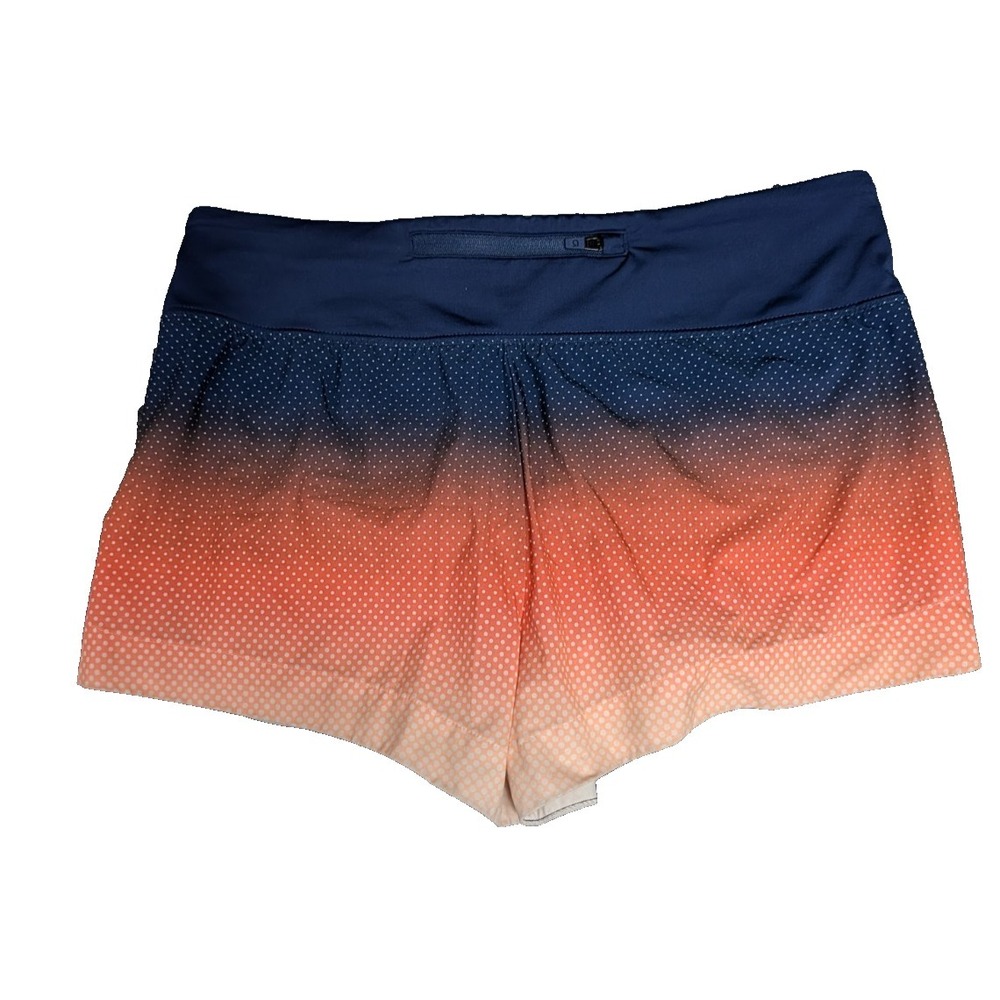 Gap Fit Performance Running Shorts Womens XS Blue Orange Ombre Attached Brief - Picture 2 of 9